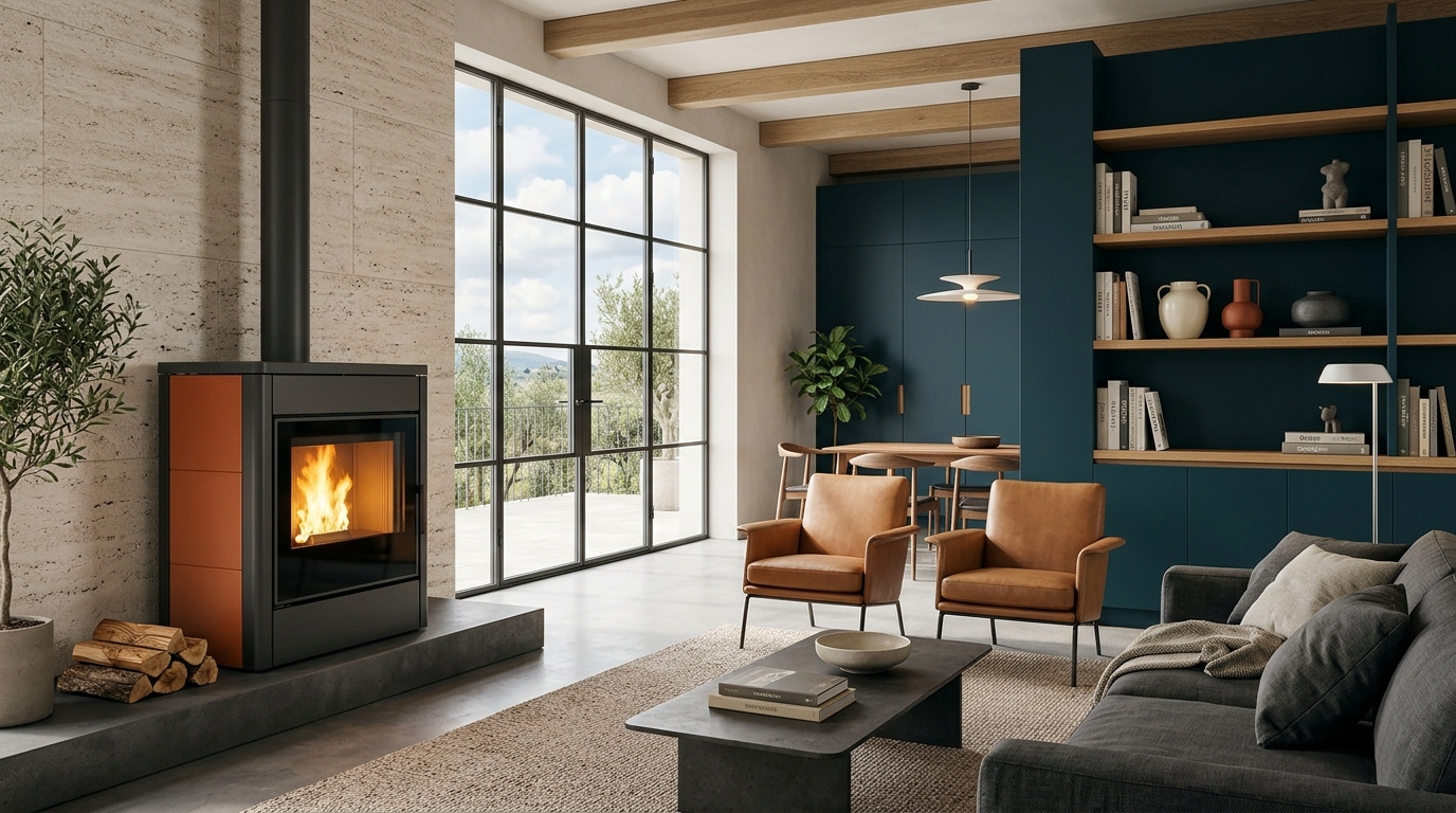 Stufe a pellet, legna e termocamini Santori Srl Latina